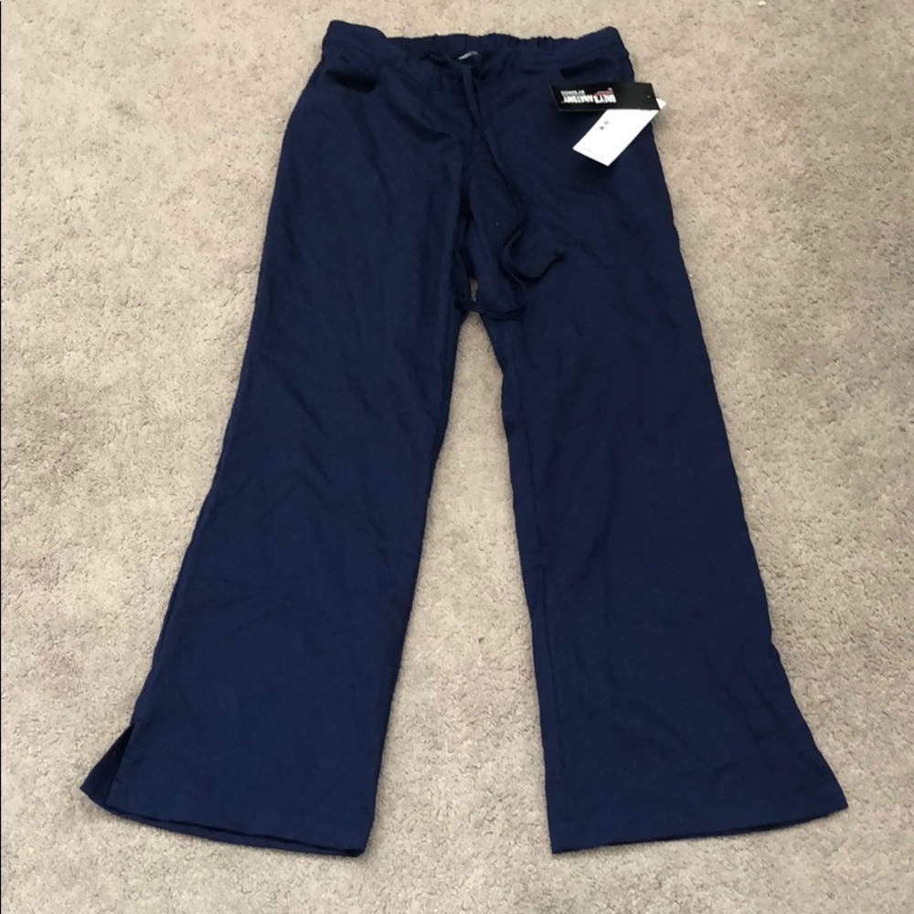 Grey’s Anatomy Indigo Scrub Pants small petite